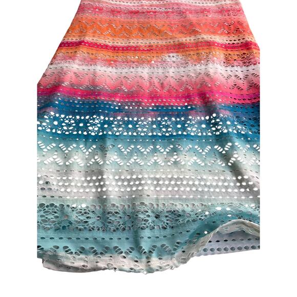 CLOTH & PORTRAIT, SIZE XXL, MULTI COLORED SUMMER LACE DRESS - Picture 3 of 6